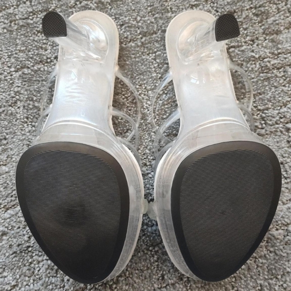 Clear Platform Heels - Picture 3 of 3